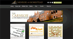 Desktop Screenshot of carnegieofhomestead.com